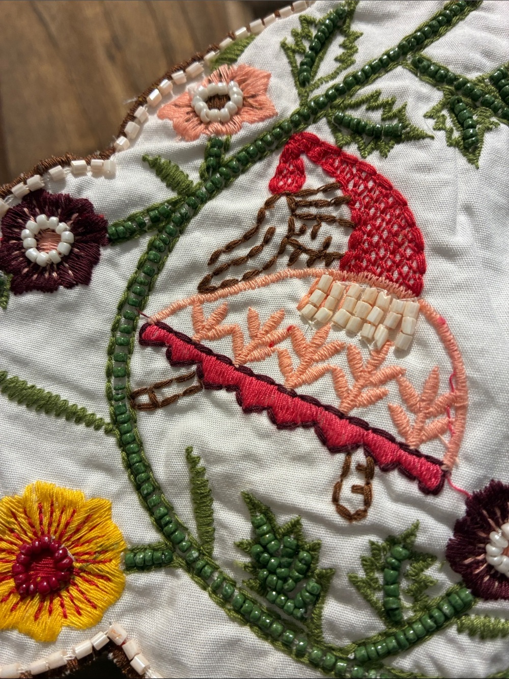 Anthropologie: LyreBird Embroidered Floral Bralette - Picture 3 of 8